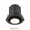 ST702.448.12 Св-к встр. Черный LED 1*12W 4000K 900Lm Ra80 24° IP20 D90xH92 180-240V Встраиваемые светильники ST LUCE