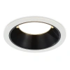 ST755.438.07 Св-к встр. Черный LED 1*7W 3000K 630Lm Ra80 120° IP20 D85xH45 100-240V Встраиваемые светильники ST LUCE