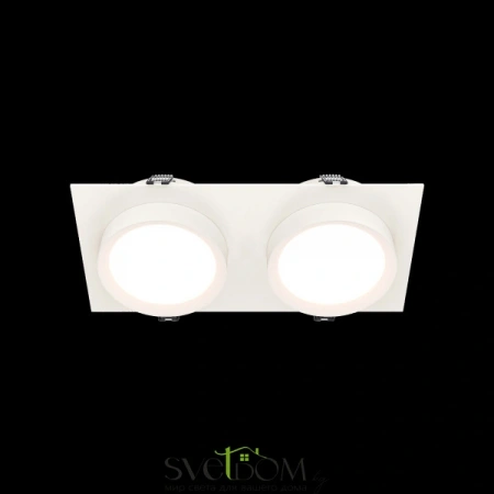 Встраиваемые светильники Maytoni DL086-02-GX53-SQ-W от Магазина Svetdom.by