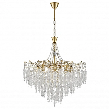 8243/8 CLASSI LN25 22 латунь металл/хрусталь Люстра подвесная E14 8*40W 220V KRISTINA