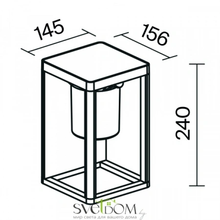 Настенные светильники OSL457WL-L2GF3K Maytoni | Svetdom.by