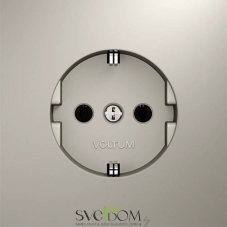 Розетки электрические с заземлением Voltum S70 VLS040103  Voltum