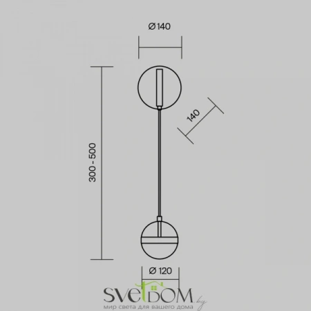 Бра MOD295WL-L12BBS3K Maytoni | Svetdom.by