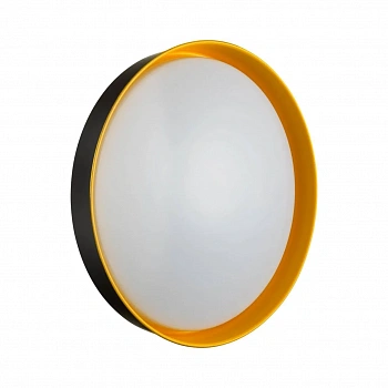 7711/DL COLOR SN 102 Светильник пластик/белый/желтый LED 48Вт 4000К D407 IP43 TUNA YELLOW