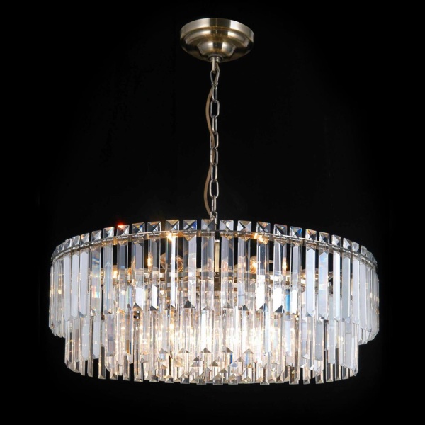 Citilux Фонда CL303223 Люстра хрустальная подвесная Бронза CITILUX