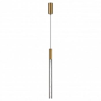 6679/4L L-VISION ODL24 149 Подвесной светильник античная бронза/металл/хрусталь IP20 LED 4W 240Лм 4000K ALETTA