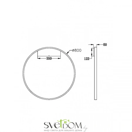 Настенные светильники MOD058WL-L50W3K Maytoni | Svetdom.by