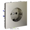 Розетки электрические с заземлением Voltum S70 VLS040104  Voltum VLS040104