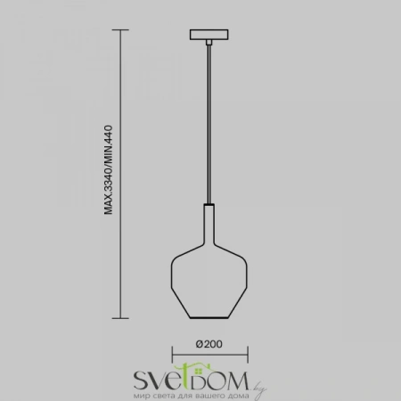 Подвесные светильники Maytoni MOD271PL-01B6 от Магазина Svetdom.by