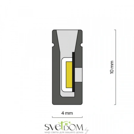 Гибкий неон с вертикальным изгибом позволяет создавать динамичные световые решения, огибая контуры в вертикальной плоскости. Мягкий рассеянный свет, направленный вверх, идеально подойдет для контурной подсветки потолков, ниш, элементов интерьера и фасадов | Svetdom.by