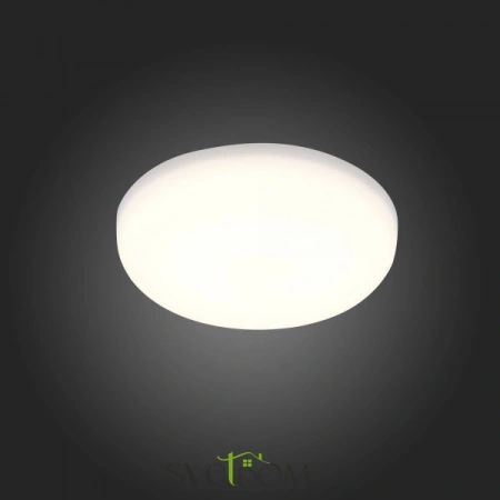 ST700.538.16 Св-к встр. Белый LED 1*16W 3000K 1 380Lm Ra80 180° IP44 D120xH20 85-265V Встраиваемые светильники ST LUCE