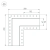 Угол SL-LINIA45-FANTOM Arlight 030106 Arlight