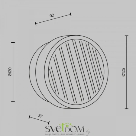 Настенные светильники MOD493WL-L6BSK1 Maytoni | Svetdom.by