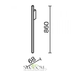 Настенный светильник (бра) Maytoni MOD245WL-L24BK Maytoni