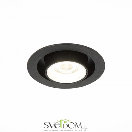 ST702.448.12 Св-к встр. Черный LED 1*12W 4000K 900Lm Ra80 24° IP20 D90xH92 180-240V Встраиваемые светильники ST LUCE