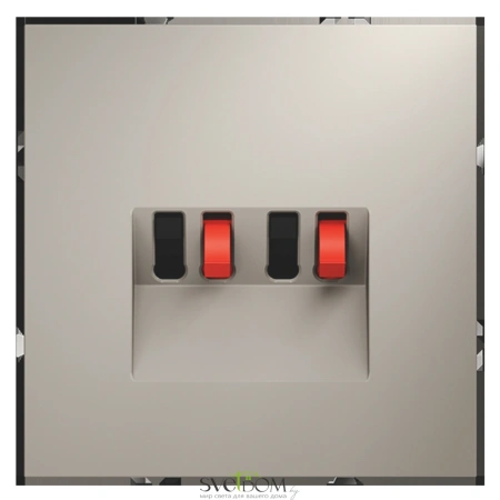 Накладка для розетки акустической Voltum S70 Кашемир VLS001503 Voltum VLS001503