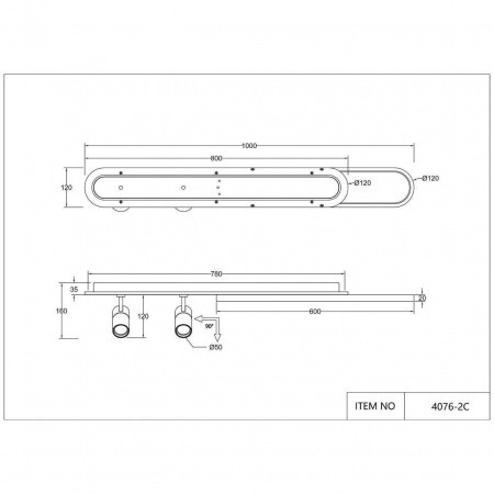 Потолочные светильники Favourite 4076-2C от Магазина Svetdom.by