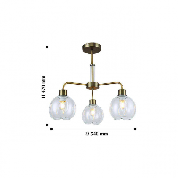Люстры потолочные2192-3P Favourite | Svetdom.by