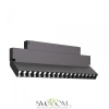ST686.436.18 Св-к трек. Черный LED 1*18W 3000K 1 470Lm Ra>90 34° IP20 L370xW26xH137 220V SKYLINE 220 ST LUCE
