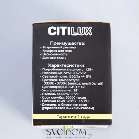Накладные светильники CITILUX CL7440103 от Магазина Svetdom.by