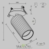 Встраиваемый светильник Technical C110CL-01-GU10-BS Maytoni