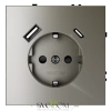 Розетка с USB, A+C Voltum S70 VLS040504  Voltum VLS040504