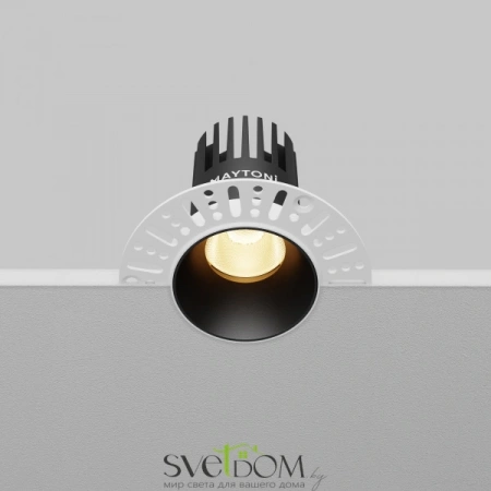 Встраиваемые светильники Maytoni DL119-10W-2.7K-TRS-B от Магазина Svetdom.by
