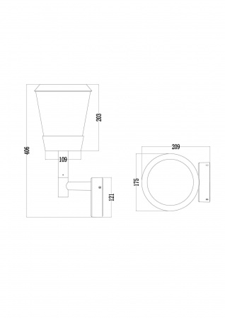 Светильники Maytoni O039WL-01B от Магазина Svetdom.by