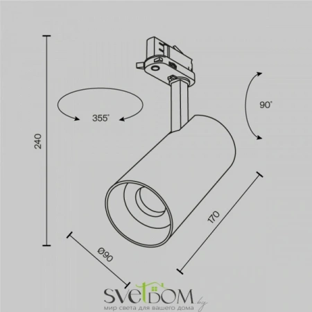 TR197-3-40WCCT-M-B Maytoni