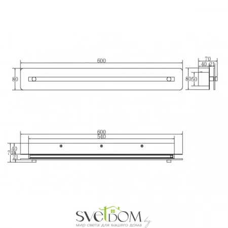 Настенные светильники P091WL-L13G3K Maytoni | Svetdom.by