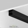 Рассеиватель для профиля 50x50 (Чёрный, 2 м), ALM-5050T-B-DF-2M 642048 Maytoni