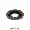 ST702.348.12 Св-к встр. Черный LED 1*12W 4000K 900Lm Ra80 24° IP20 D90xH92 180-240V Встраиваемые светильники ST LUCE