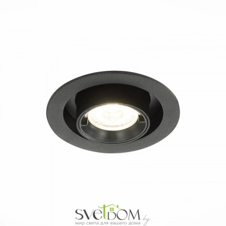 ST702.348.12 Св-к встр. Черный LED 1*12W 4000K 900Lm Ra80 24° IP20 D90xH92 180-240V Встраиваемые светильники ST LUCE