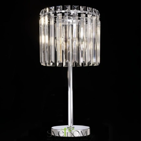 Citilux Джейн CL306831 Хрустальная настольная лампа Хром CITILUX
