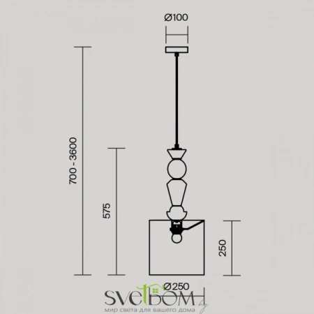 Подвесные светильники Maytoni MOD298PL-01W2 от Магазина Svetdom.by