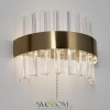 Citilux Рианна CL337313 LED Бра хрустальное с выключателем Бронза CITILUX