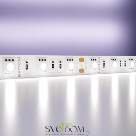 Светодиодная лента 12В 5050 14,4Вт/м 6000K 5м IP20 10130