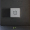 Накладка для розетки с заземлением Voltum S70 Серый VLS000616 Voltum VLS000616