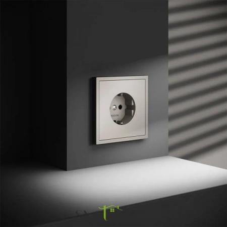 Розетки электрические с заземлением Voltum S70 VLS040103  Voltum