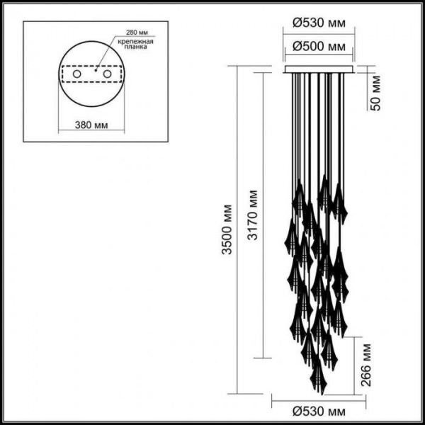 Люстры5442/137L Odeon Light | Svetdom.by