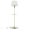 Citilux Вена CL402930T Торшер бронза со столиком и белым абажуром CITILUX
