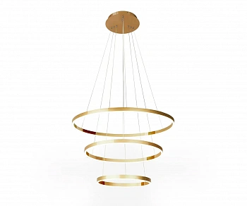 08223,36A(3000K) Подвес димм. Тор латунь d80+60+40