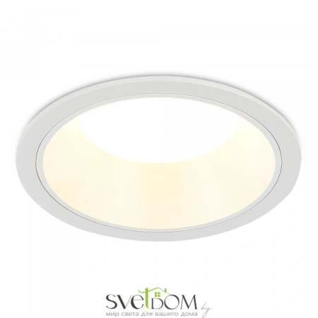 ST755.538.12 Св-к встр. Белый LED 1*12W 3000K 1 080Lm Ra80 120° IP20 D105xH50 100-240V Встраиваемые светильники ST LUCE