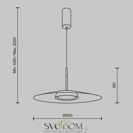 Подвесные светильники Maytoni MOD041PL-L15W3K1 от Магазина Svetdom.by