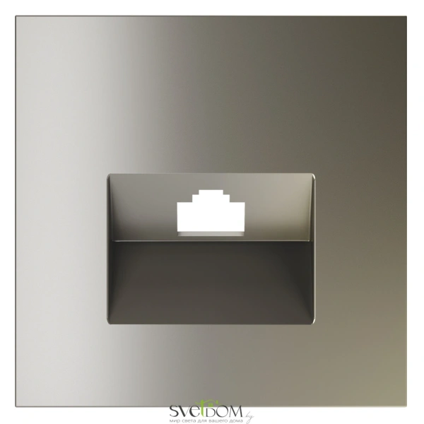 Накладка для розетки компьютерной RJ45 Voltum S70 Шелк VLS001304 Voltum VLS001304