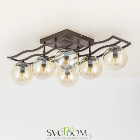 Citilux Бриз CL106265 Люстра потолочная Венге CITILUX