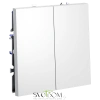 Выключатель двухклавишный Voltum S70 VLS020102  Voltum VLS020102