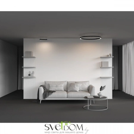 Радиусный профиль 35x35 Ø800мм 1/8 круга черный ALM-3535R-B-D-45°-0.8M