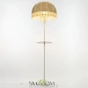 Citilux Базель CL407925T Торшер патина со столиком и абажуром Вышивка CITILUX