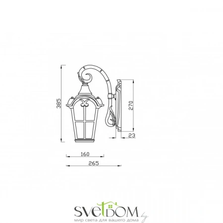 Настенные светильники O413WL-01GB Maytoni | Svetdom.by